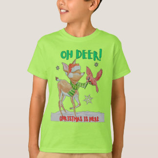 Jongens Basic Kerst T-shirt