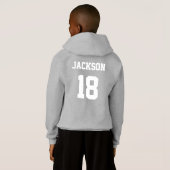 jongens Basketball Hoodie Sweatshirt (Achterkant volledig)