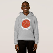 jongens Basketball Hoodie Sweatshirt (Voorkant volledig)