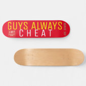 JONGENS BEDRIEGEN ALTIJD SKATEBOARDS (Horizontaal)