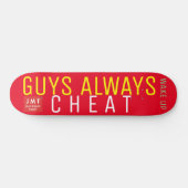JONGENS BEDRIEGEN ALTIJD SKATEBOARDS (Horizontaal)