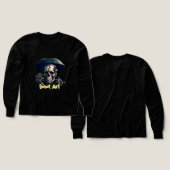 Jongens Bella+Canvas Tri-blend lange mouw shirt, S (Voorkant /achterkant)