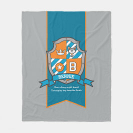 Jongens Bennie of letter B naam betekent grijze de Fleece Deken