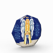 Jongens beschermengel gebed fotoblokken (Links)