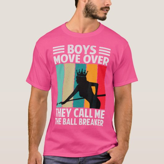 Jongens bewegen over ze noemen me de balbreker Bil T-shirt (Voorkant)