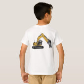 Jongen's Big Caterstone Excavator T-shirt (Achterkant volledig)