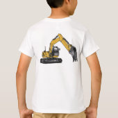 Jongen's Big Caterstone Excavator T-shirt (Achterkant)