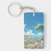 Jongens bij de baai: Seagull Serenity Sleutelhange Sleutelhanger (Voorkant)