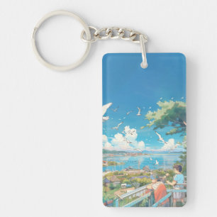Jongens bij de baai: Seagull Serenity Sleutelhange Sleutelhanger