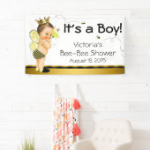 Jongens Bijen Baby Shower Spandoek (Insitu)