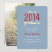 Jongens blauw rood op de fotograaf van de middelba kaart (Voorkant / Achterkant)