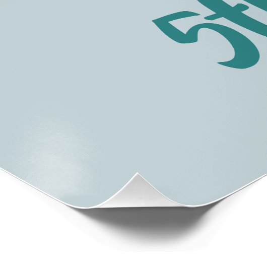 Jongens Blauw Vliegtuig Reizen Verjaardag Welkom T Perfect Poster (Hoek)