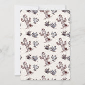 Jongens Blauw Western Jong Wild Drie 3e Verjaardag Kaart (Achterkant)