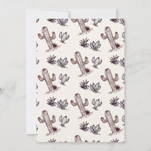 Jongens Blauw Western Jong Wild Drie 3e Verjaardag Kaart (Achterkant)