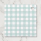 Jongens Blue Goose Bedankt 1e verjaardag Bedankjes Labels (Achterkant)