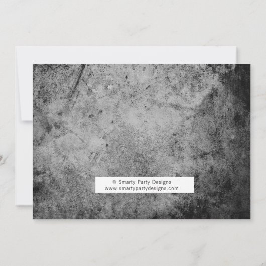 Jongen's Blue Roller Schaats Extreme Birthday Kaart (Achterkant)