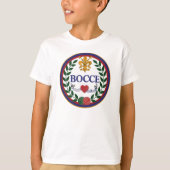 Jongens Bocce-logo t-shirt (Voorkant)