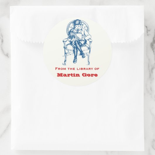 Jongens  Bookplate Stickers (Tas)