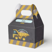 Jongens Bouw Thema Verjaardagsfeestje Favor Box Bedankdoosjes (Achterkant)