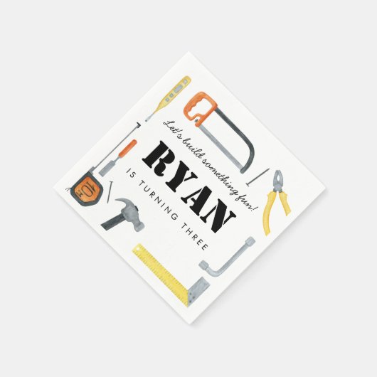 Jongens Bouwer Beschikbaar Servet (Hoek)