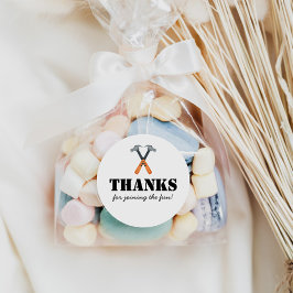 Jongens Bouwer Ronde Sticker