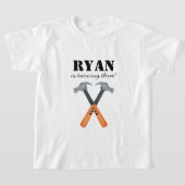 Jongens Bouwer Verjaardag Jongen T-shirt (Laagn)