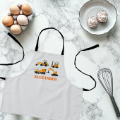 Jongens Bouwvoertuigen Gepersonaliseerd Schort