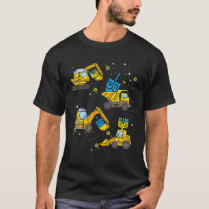 Jongens Bouwwagen Chanoeka Joodse Jongens T-shirt
