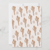 Jongens Bronco Eerste Rodeo 1e verjaardag Uitnodig Kaart (Achterkant)