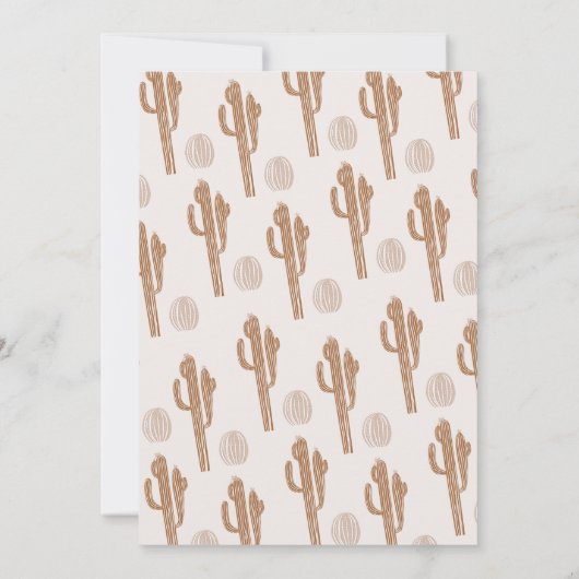 Jongens Bronco Eerste Rodeo 1e verjaardag Uitnodig Kaart (Achterkant)