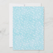 Jongens Bunny Baby shower uitnodiging (Achterkant)