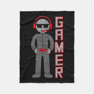 Jongens cadeau voor de beste video game speler. fleece deken