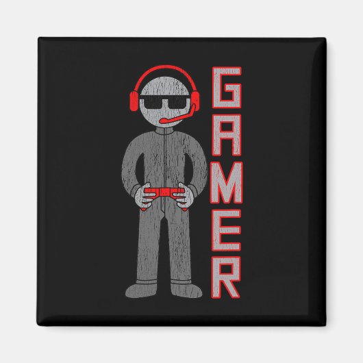 Jongens cadeau voor de beste video game speler. magneet (Voorkant)