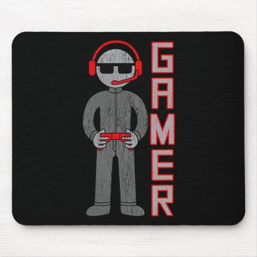 Jongens cadeau voor de beste video game speler. muismat (Voorkant)