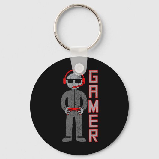 Jongens cadeau voor de beste video game speler. sleutelhanger (Voorkant)