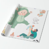 jongens cadeaupapier (Uitgerold)