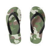 Jongens camo patroon liefhebbers kinder teenslippers (Voetbed)