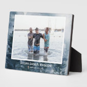 Jongen's Christelijke Baptisme-herdenkingscadeautj Fotoplaat (Zijkant)