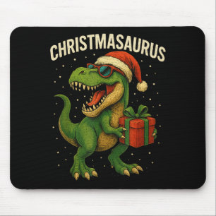 Jongens Christmasaurus Kerst Dinosaurus Dino Famil Muismat