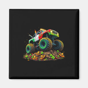 Jongens Cinco De Mayo Peuter Lucky Monster Truck Magneet