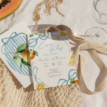 Jongens Citroen Ciao Baby Italiaanse Baby Shower