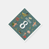 Jongens Cool Comic Book Blue Superhero Kids Verjaa Servet (Hoek)