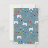 Jongens Cool Gaming Kids Verjaardag Bedankkaart (Achterkant)