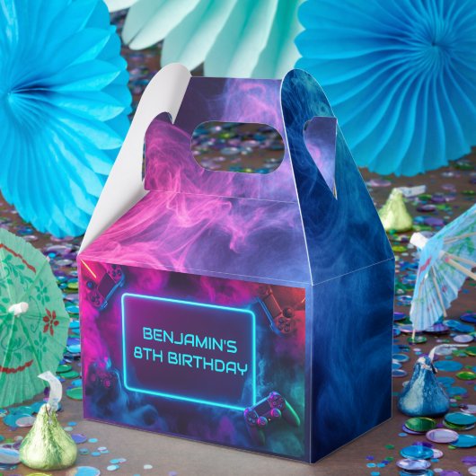 Jongens Cool Gaming Verjaardagsfeest Bedankdoosjes (Feest)