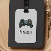 Jongens Cool Gaming Videogame Controller Kinderen Bagagelabel