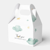 Jongens Cool Modern Kleurrijk Vliegtuig Verjaardag Bedankdoosjes (Achterkant)