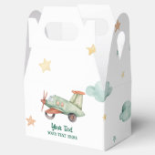 Jongens Cool Modern Kleurrijk Vliegtuig Verjaardag Bedankdoosjes (Geopend)