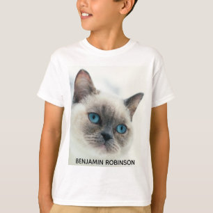 Jongens Custom Foto en Naam Gepersonaliseerde kind T-shirt