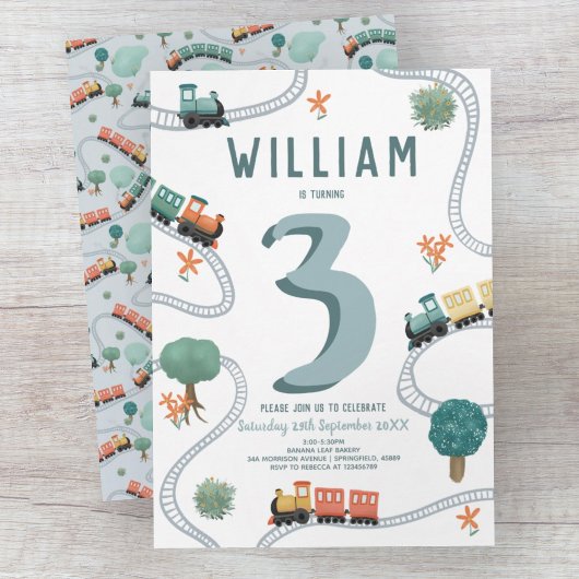 Jongens Cute Modern Blue Travel Kaart