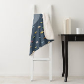 Jongens Cute Transport Auto Patroon monogram Kinde Sherpa Deken (In situ)